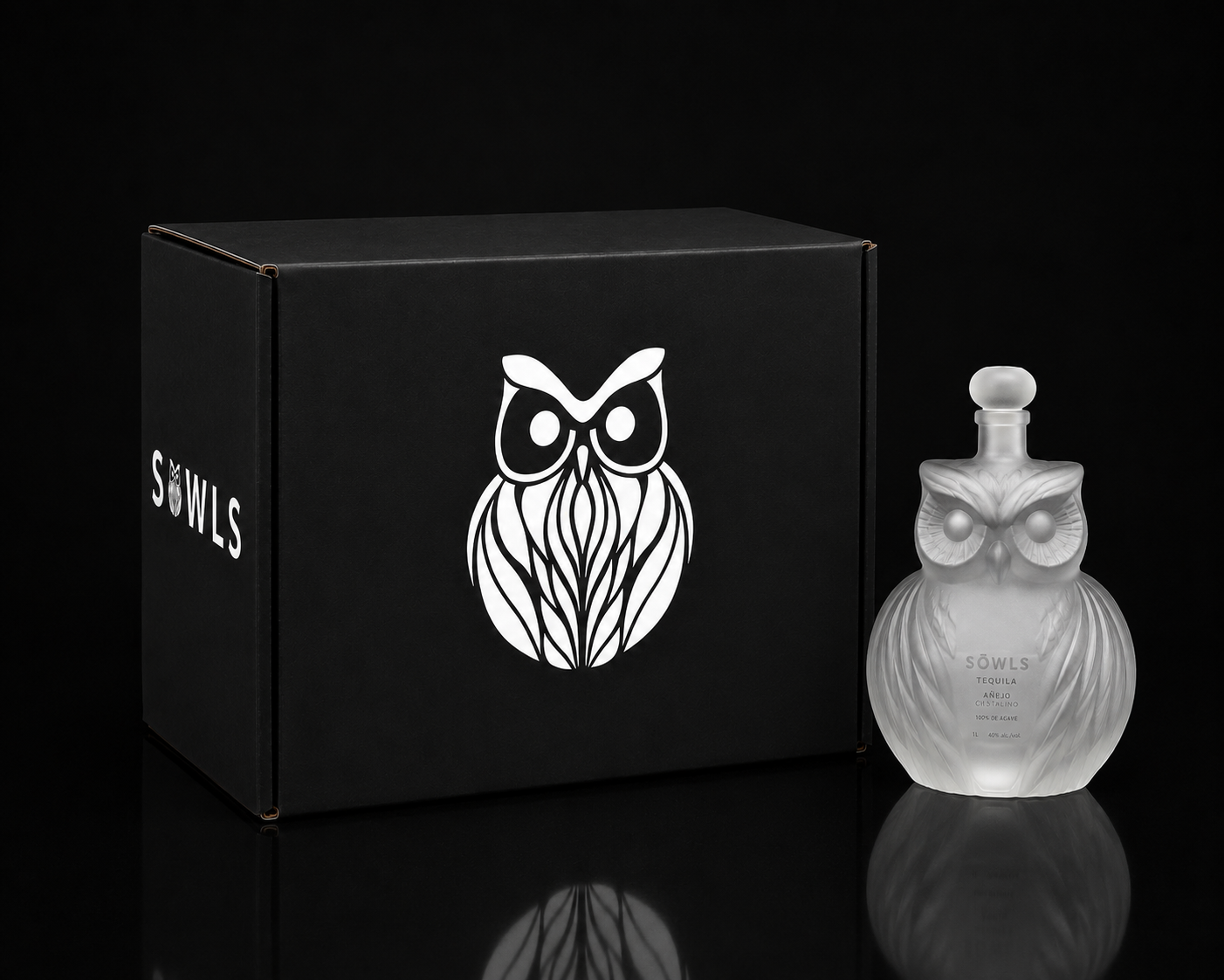 SŌWLS Añejo Cristalino Transparent Frosted Edition – Case of 6 (6 x 1L)